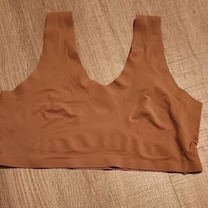Lucky Brand | Brown Seamless Sports Bra